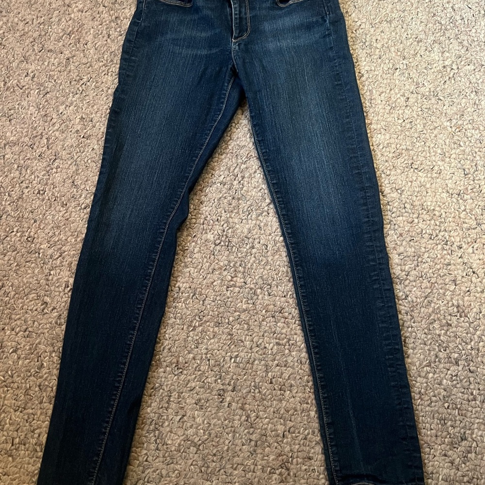 PAIGE Dark Blue Skinny Jeans